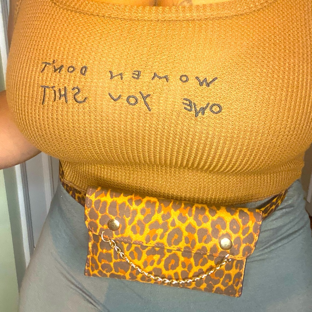 New Cheetah Mini Fanny Bag & Belt